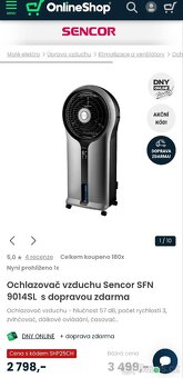 Větrák s chlazením Sencor - 5