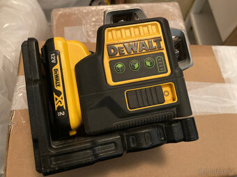DeWalt laser DCE089G 3x360 + Snímač paprsku + Stativ a obal - 5