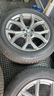 Zimní pneu kola 265/50 r19 BMW X5 M zimní sada , kola - 5