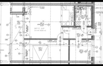 Byt 2+1+kk 60m2, Kopečná Brno, velká lodžie - 5