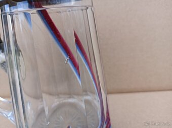 Nádherny a velmi starý krygl z 1 republiky se zalitou trikol - 5