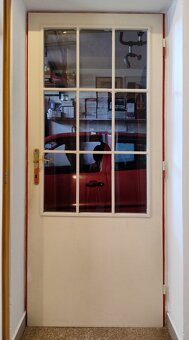 Prodám dveře 80L 3/3 + 80P 2/3, 60L plné bílé - 5