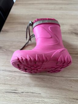 Demar dětské zateplené holínky MAMMUT, růžové 26/27 - 5