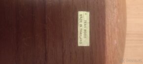 Dřevěná mísa- ruční prace- teakové dřevo - 5