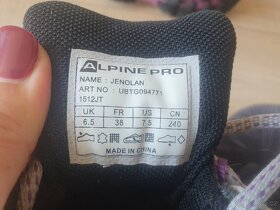 Dětské trekové boty Alpine Pro, velikost 37/38 - 5