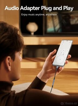 Redukce pro drátová sluchátka USB-C na 3,5mm Jack - 5