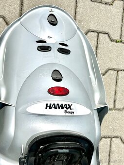 Dětská sedačka HAMAX Sleepy na kolo + 2x držáky na kolo - 5