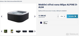 Nafukovací mobilní vířivá vana MSpa ALPINE D-AL04 - 5