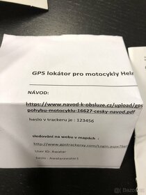 GPS lokator pro motocykly Helmer LK 507 - 5