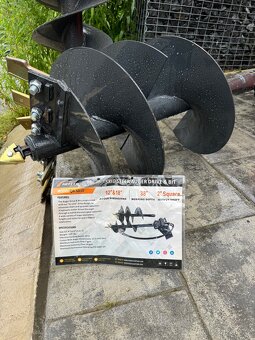 Hydraulický půdní vrták Arteer USA, pro mininakladač - 5