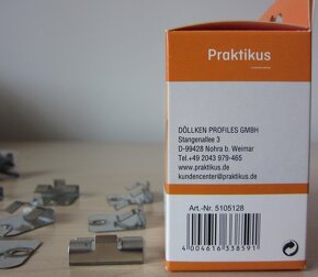 Soklové podlahové lišty 4 m a úchytky clip G (35 ks) - 5