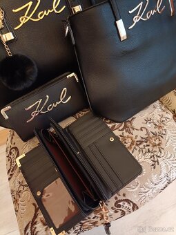 Kabelka Karl s peněženkou a odnímatelným popruhem. - 5