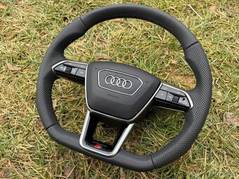 AUDI sportovy volant kozeny zkoseny - 5