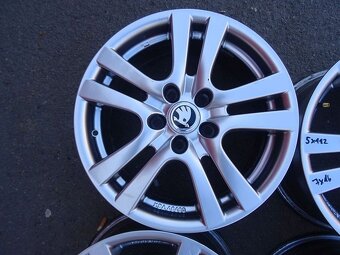 Alu disky Škoda, VW, 16", rozteč 5x112, ET 46, šíře 7J - 5
