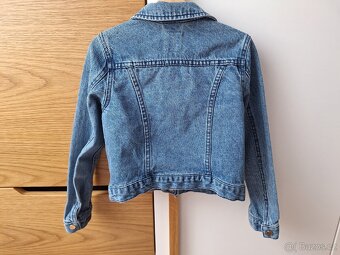 Jeansová bunda vel. 122 H&M - 5