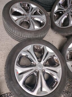 4ks alu disky orig. Hyundai 5x114,3 R17 225/45 R17+snimače - 5