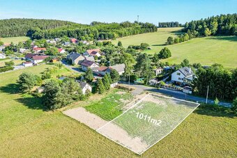 Prodej stavebního pozemku 1011 m² Obecnice - Oseč (Příbram) - 5