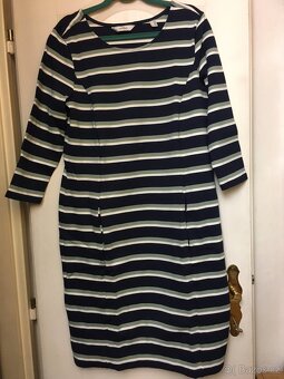 Šaty proužkované 3/4 rukáv velikost 36/38, Tchibo - 5