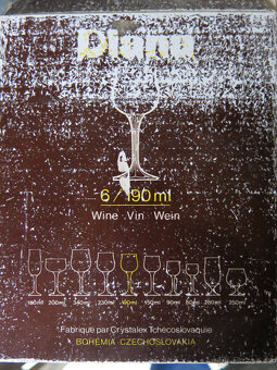 Skleničky na víno 190 ml - 5