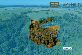 Prodej stavebního pozemku 27 881 m2, Probulov u Orlíka - 5