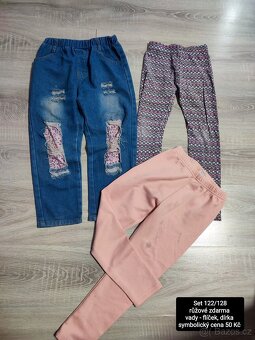 Sety oblečení 122/128/134 pro dívku,.levnější - 5