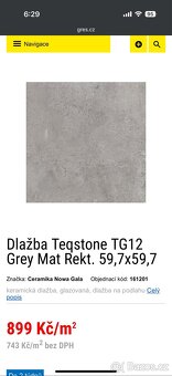 Keramická dlažba - Beton - 5