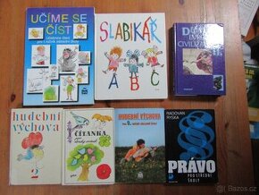 Staré učebnice - atlasy, matematika, čtení aj. - 5