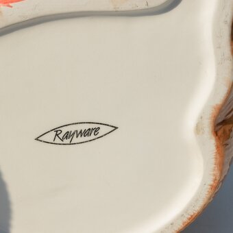Veeeelká vintage porcelánová dóza na sušenky - Medvídek - 5