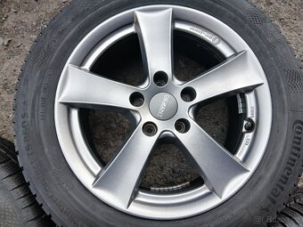 Prodám sadu ALU kol Dezent205/60R16 zimní - 5