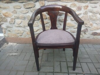 Křeslo Thonet-Fischel podkova. - 5