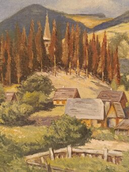 Obraz Viliam Schwarz, Vrátna dolina, olej 43x58 - 5