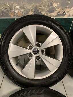 Alu kola Škoda R16 5X112 ZIMNÍ PNEU 205/55 R16 VELORUM - 5