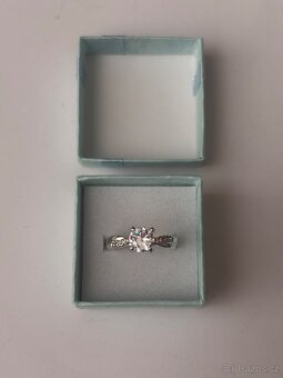 Nové stříbrné prstýnky punc 925 - 5