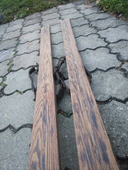 Staré dřevěné lyže - 5