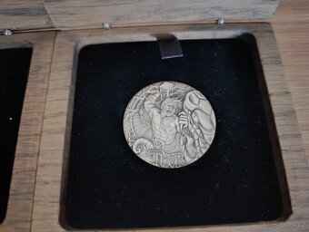 Seversti bohove, stribrne mince 5x2oz , ultra vysoky relief, - 5