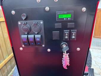 Sněžný elektrický traktůrek BROLS 1000 + el.radlice TOP STAV - 5