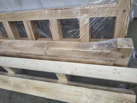 Nová trámová postel Rustik 160x200 - 5