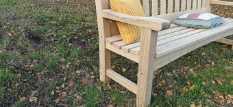 Masivní Akátová lavička - 5