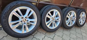 Originál alu Škoda Fabia 4 5x100 195/55 R16 - 6mm - 5
