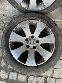 ALU kola r16 5x112 205/55 r16 zimní pneu - 5