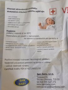 Set / 2x polštář + peřinka hypoalergenní do postýlky. Klín. - 5
