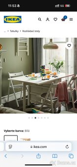 Rozkládací jídelní stůl IKEA Norden - 5