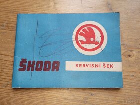 Škoda 1000 MB přední sklo a nosič na střechu - 5