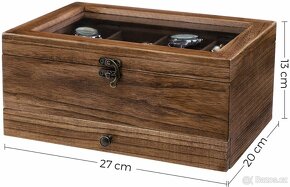 NOVÝ BOX NA HODINKY A ŠPERKOVNICE - 5