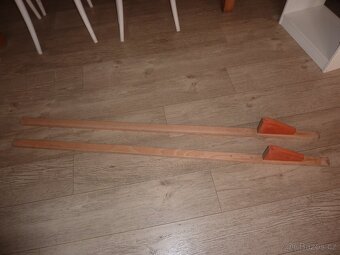 Dětské dřevěné chůdy, nastavitelné - 5