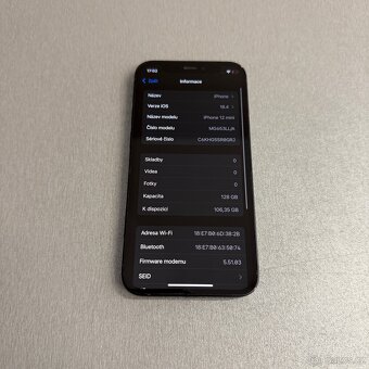 iPhone 12 mini 128GB černý, pěkný stav, 12 měsíců záruka - 5