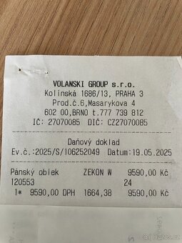 Nový pánský oblek zkrácená vel. 24 - 5