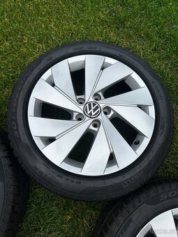 VW 6.5Jx17 ET46 + zimní pneu Pirelli Sottozero 205/50 R17 - 5