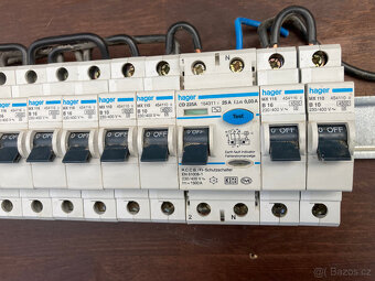 Součástky elektro, použité, jističe, rozvaděč za 500 kč - 5