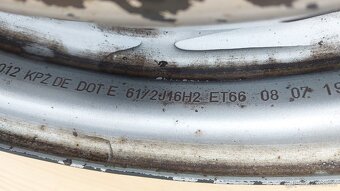 1ks Disk Renault Master 6,5x16 ET66  Stříbný - 5